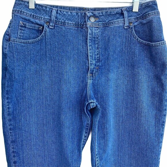 Riders Denim High-Waist Mom Jeans Women sz 18 P 36x29 Light Wash Cotton Vtg 80s - Picture 3 of 12